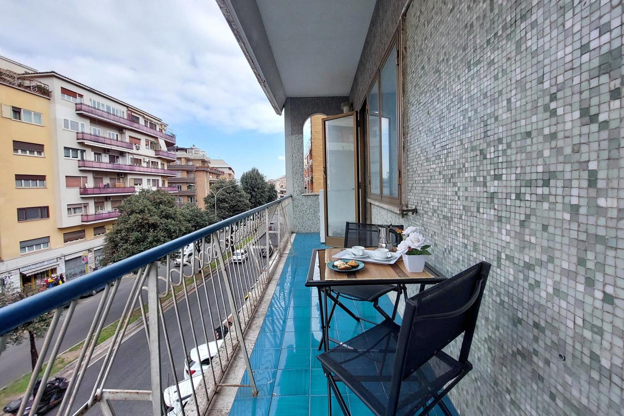 4Bnb - Cozy Albornoz Flat Рим Экстерьер фото